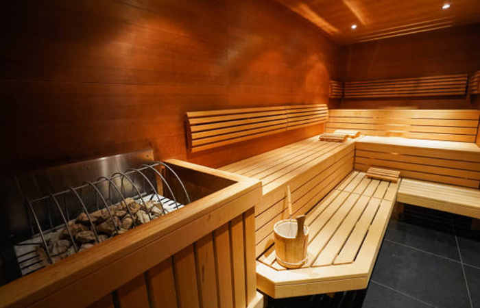 sauna warm image